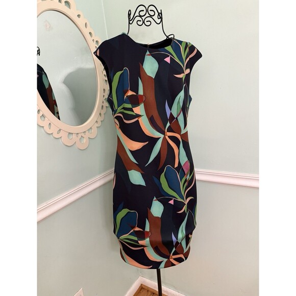 Ted Baker London Adilyyn Supernatural Structure Bodycon Dress Ted's Size 3 M - Picture 1 of 10